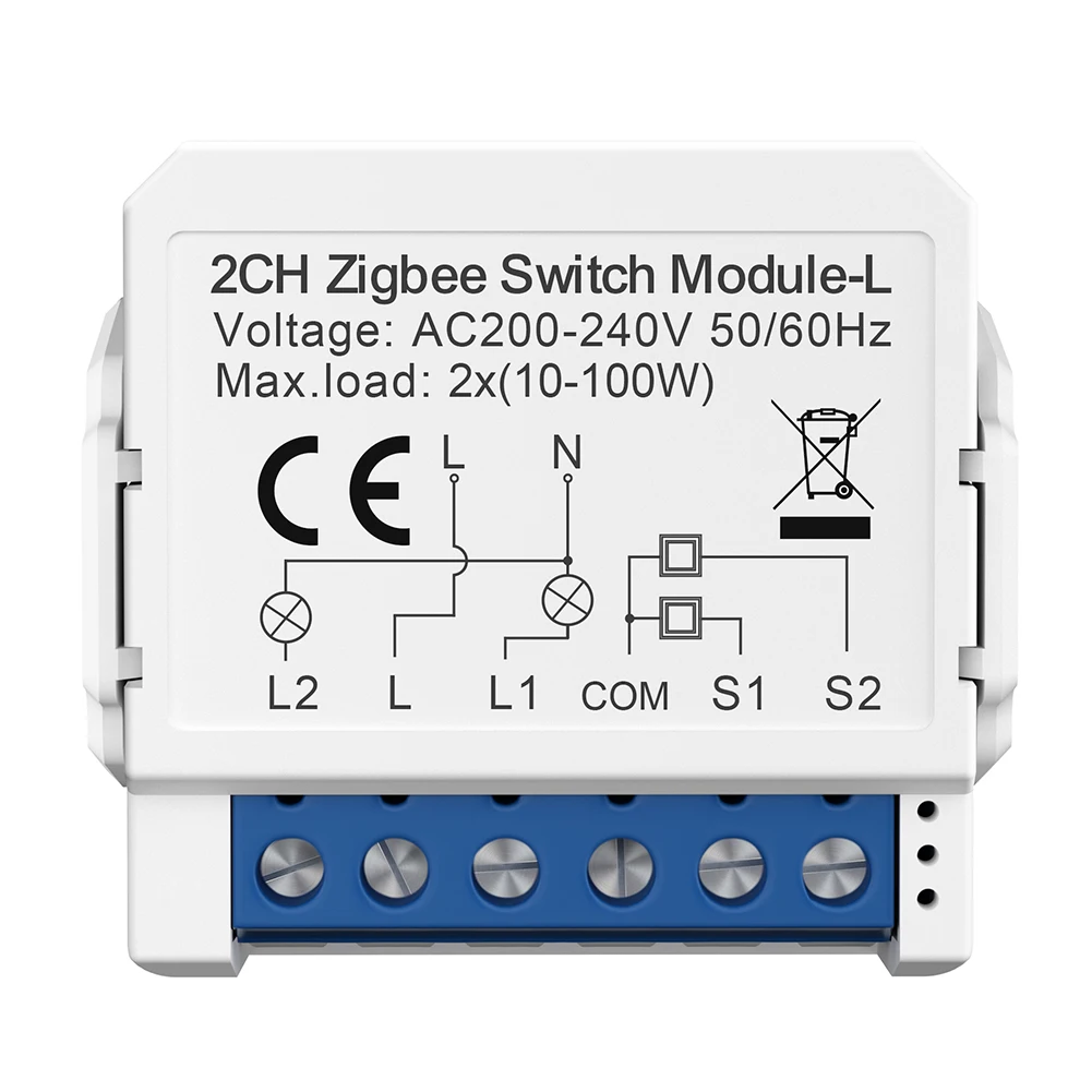 1/2/3way Tuya Smart For ZigBee Light Switch No Neutral Mini Smart Circuit Breake App Remoter Support Homekit Voice Assistant
1/2/3way Tuya Smart For ZigBee Light Switch No Neutral Mini Smart Circuit Breake App Remoter Support Homekit Voice Assistant