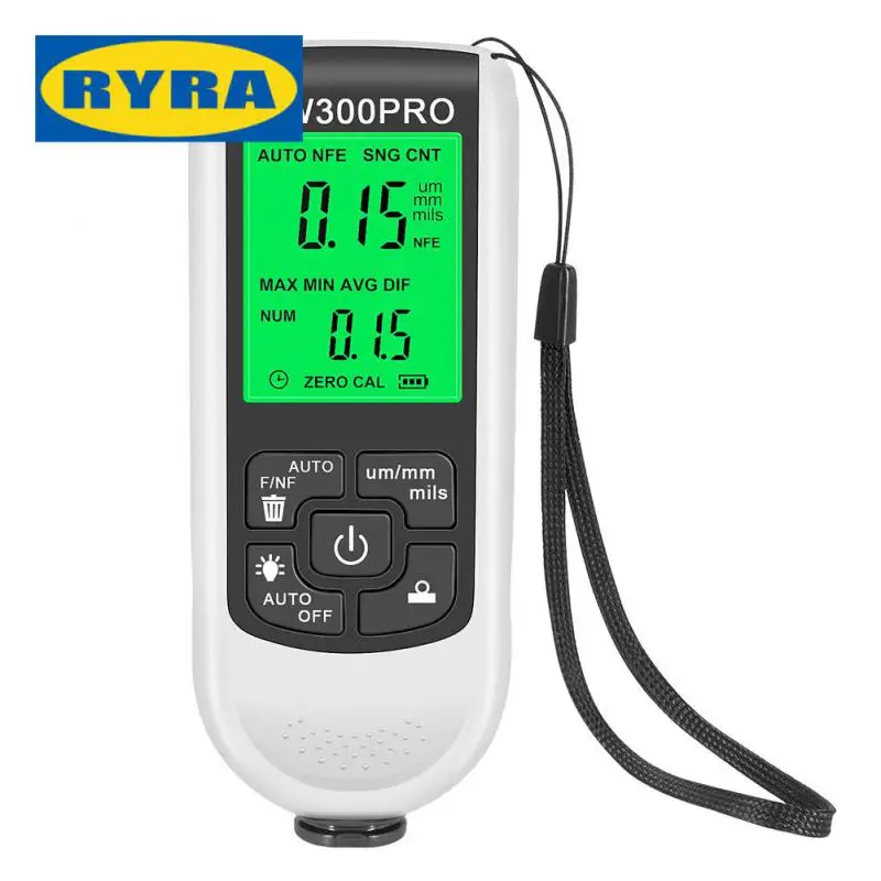 Автомобильный толщиномер, цифровой измеритель толщины покрытия с ЖК дисплеем и подсветкой
Автомобильный толщиномер, цифровой измеритель толщины покрытия с ЖК дисплеем и подсветкой