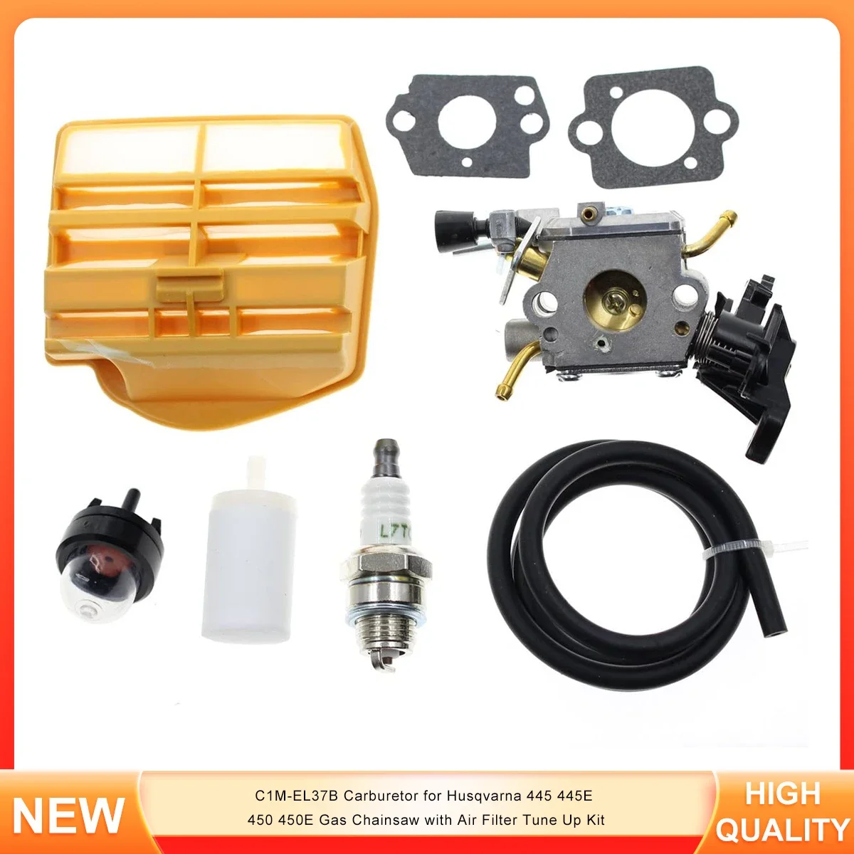 C1M-EL37B карбюратор для бензопилы Husqvarna 445 445E 450 450E с настраиваемым воздушным фильтром
C1M-EL37B карбюратор для бензопилы Husqvarna 445 445E 450 450E с настраиваемым воздушным фильтром