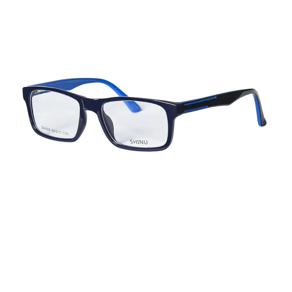 

SHINU acetate glasses frame men prescription glasses for myopia cr39 lenses for myopia and astigmatism anti-radiation glasses