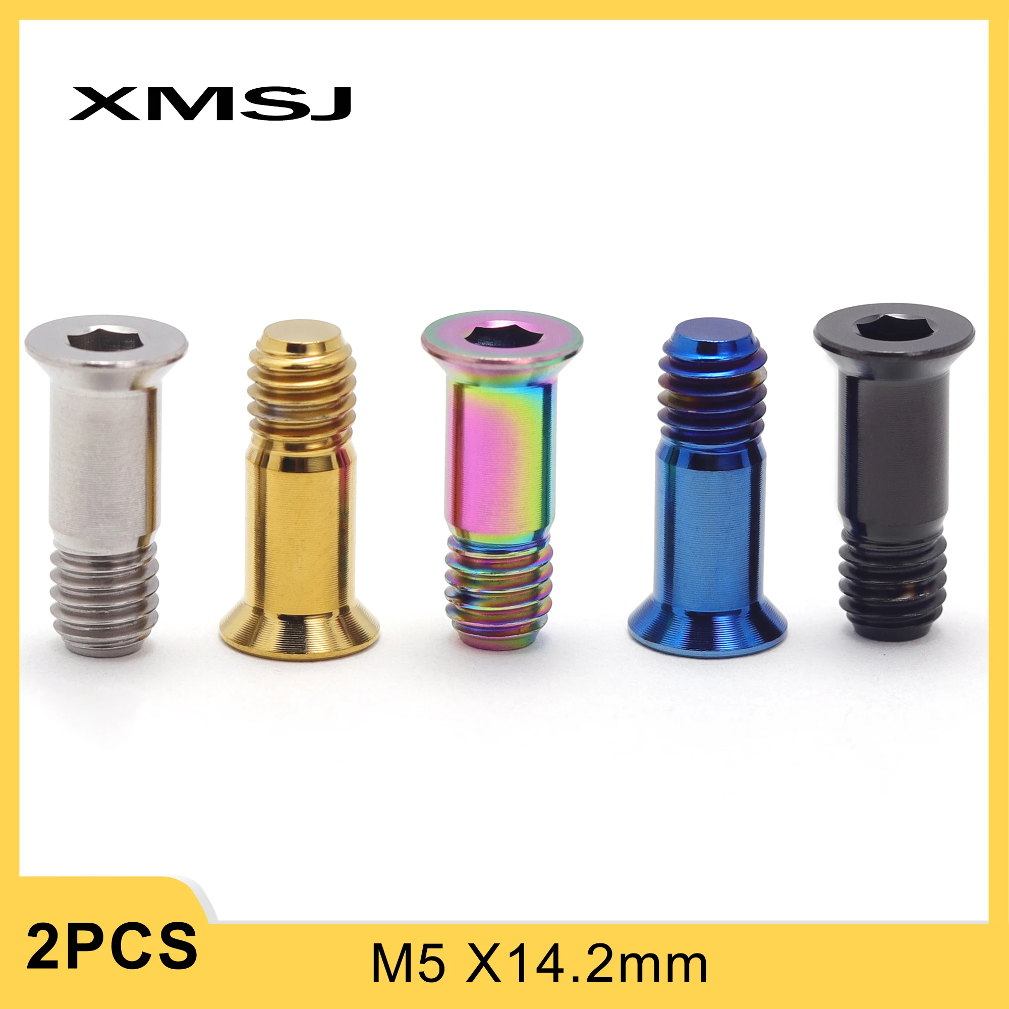 XMSJ Titanium Bolt Guide Roller Wheel Fixed Rear Derailleur Jockey Screws M5 Bicycle Fastening Screws Fixing Fastener Parts
XMSJ Titanium Bolt Guide Roller Wheel Fixed Rear Derailleur Jockey Screws M5 Bicycle Fastening Screws Fixing Fastener Parts