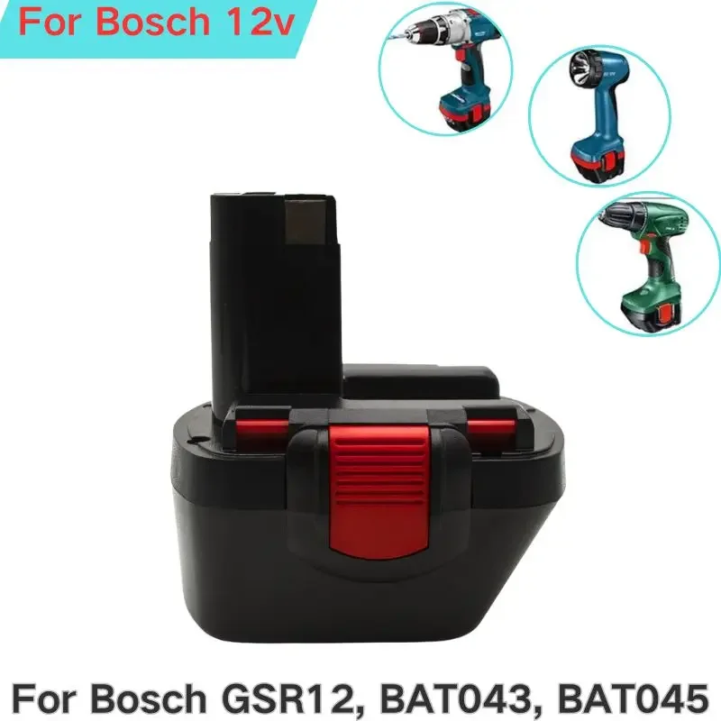 

For Bosch 12V 12800mah 9800mah PSR Rechargeable Battery 12V 12.8AH AHS GSB GSR 12 VE-2 BAT043 BAT045 BAT046 BAT049 BAT120 BAT139