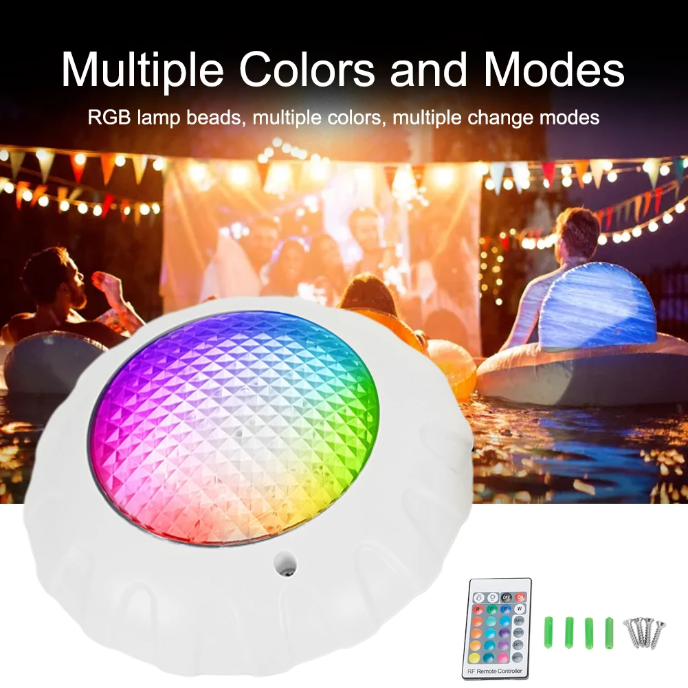 Waterproof Wireless Remote Control Waterfalls Bathtubs Swimming Pool Light RGB LED 2835 3800lm DC12V IP68 Kits
Waterproof Wireless Remote Control Waterfalls Bathtubs Swimming Pool Light RGB LED 2835 3800lm DC12V IP68 Kits