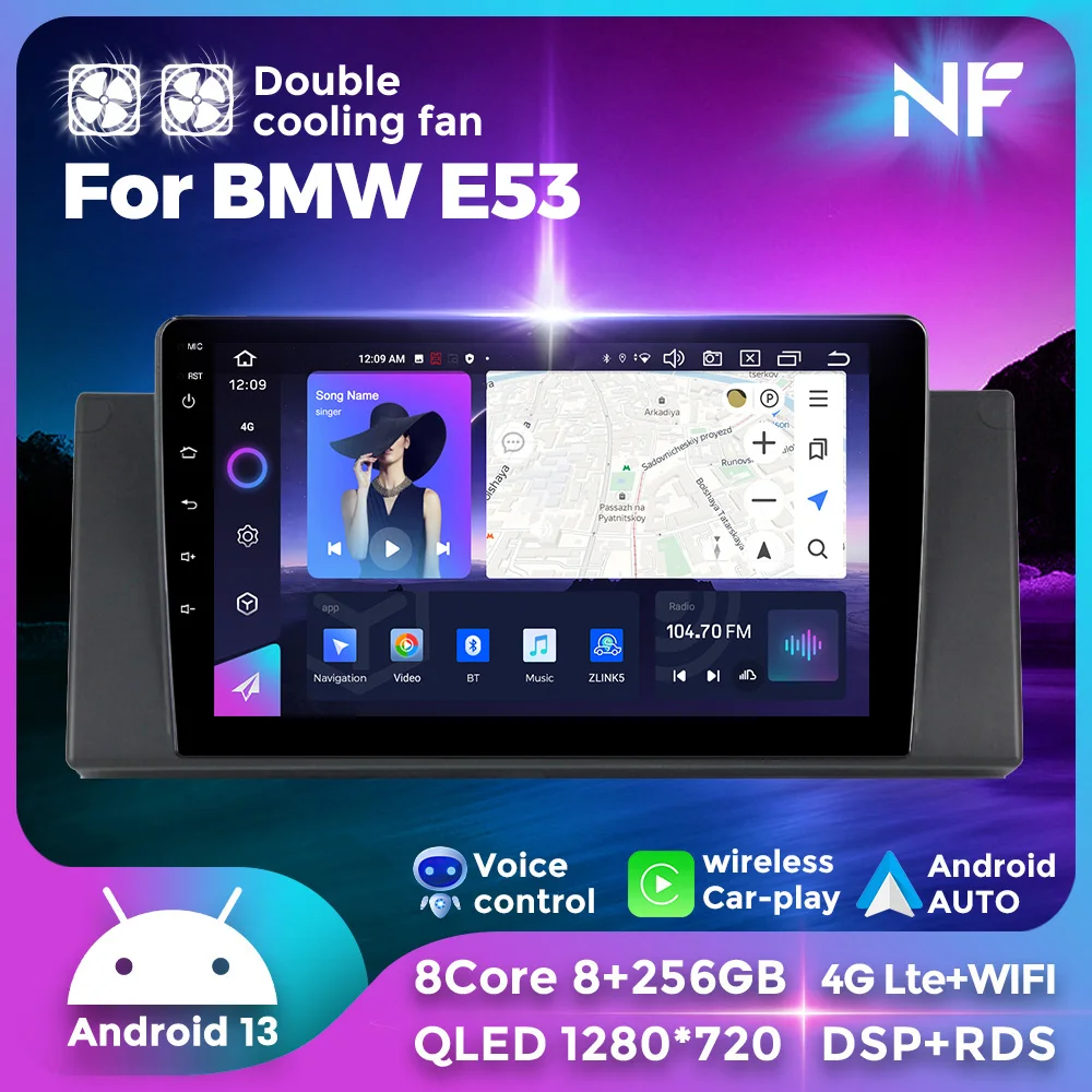 Для BMW X5 11 E53 E39 M5 1996 1997 1998-1999 Беспроводная Автомагнитола Carplay Android стерео мультимедийная универсальная машина
Для BMW X5 11 E53 E39 M5 1996 1997 1998-1999 Беспроводная Автомагнитола Carplay Android стерео мультимедийная универсальная машина