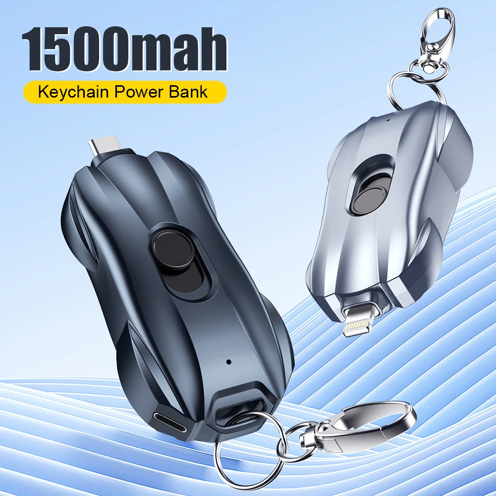 1500mAh Mini Power Bank Portable Emergency Charger Keychain Mobile Phone Spare External Battery PoverBank For iPhone Samsung
1500mAh Mini Power Bank Portable Emergency Charger Keychain Mobile Phone Spare External Battery PoverBank For iPhone Samsung