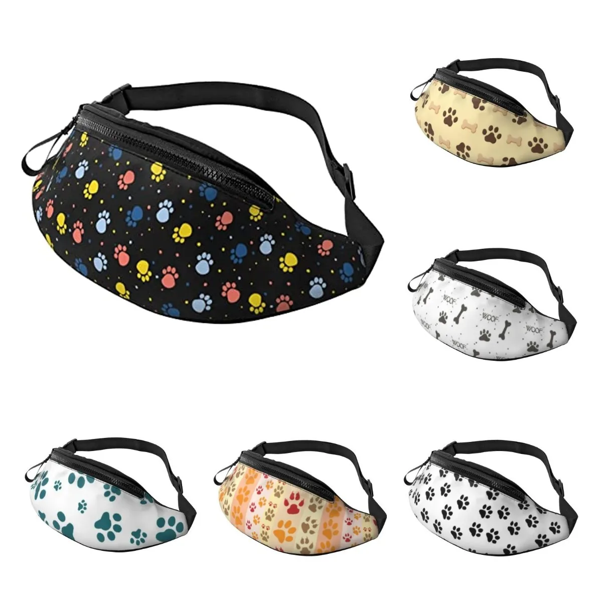 Cute Animal Dog Paw Print Fanny Pack Hiking Waist Bag for Women Men Adjustable Belt Fashion Waist Bag for Traveling Casual
Cute Animal Dog Paw Print Fanny Pack Hiking Waist Bag for Women Men Adjustable Belt Fashion Waist Bag for Traveling Casual