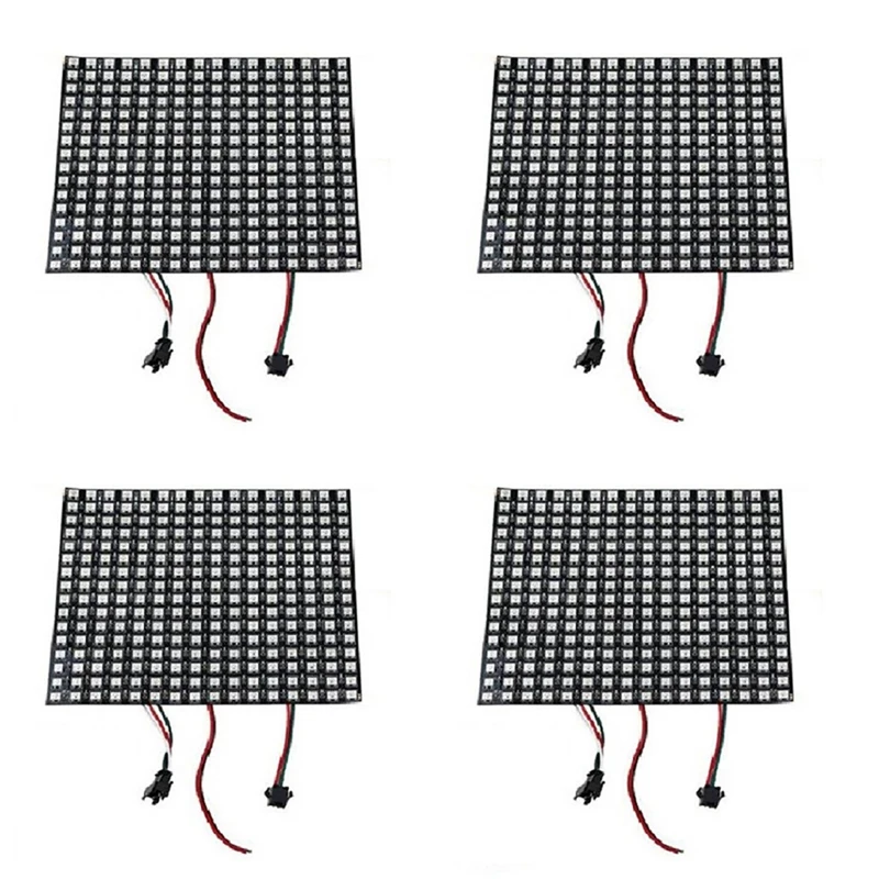 4X 16X16 SK6812 WS2812B Addressable Flexible LED Panel Pixels Screen Digital Pixel Screen DC5V
4X 16X16 SK6812 WS2812B Addressable Flexible LED Panel Pixels Screen Digital Pixel Screen DC5V