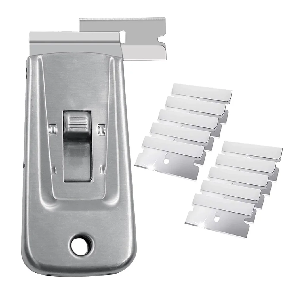 Sticker Remover Multi Razor Scraper+10pcs Metal Blade Vinyl Car Wrap Film Window Tint Glass House Cleaning Tool Squeegee
Sticker Remover Multi Razor Scraper+10pcs Metal Blade Vinyl Car Wrap Film Window Tint Glass House Cleaning Tool Squeegee