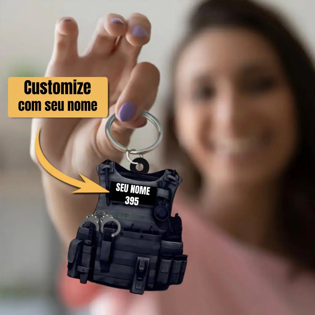 Custom Keychains Colete Preto Nome Personalizado COLETE AMARELO keychains for gifts
Custom Keychains Colete Preto Nome Personalizado COLETE AMARELO keychains for gifts