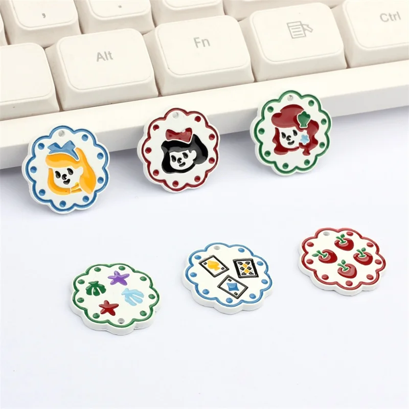 2pcs Cute Cartoon Round Lacelike Girl Card Sea shell Animal Cherry Charms DIY for Necklaces Earrings Making Jewelry Findings
2pcs Cute Cartoon Round Lacelike Girl Card Sea shell Animal Cherry Charms DIY for Necklaces Earrings Making Jewelry Findings