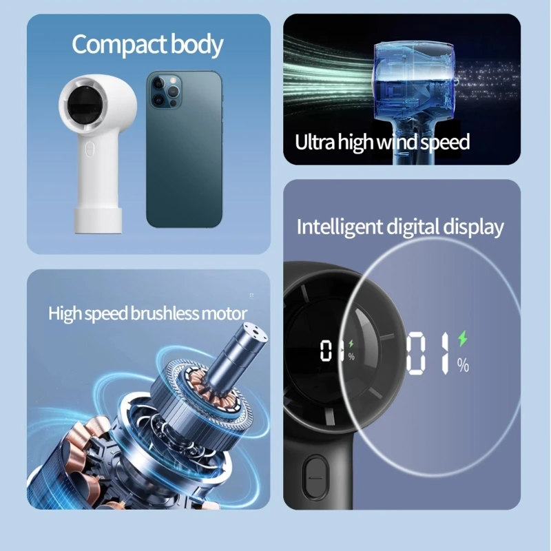 Handheld Fan 100 Speed Adjust Small Fan,3000mAh Battery Rechargeable Fan,Digital Display,For Travel/Camping
Handheld Fan 100 Speed Adjust Small Fan,3000mAh Battery Rechargeable Fan,Digital Display,For Travel/Camping