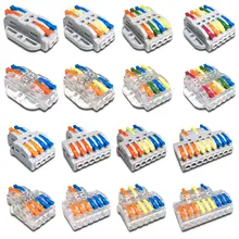 Mini Fast Wire Cable Connectors Universal Compact Conductor Spring Splicing Wiring Connector Push-in Terminal Block 424/426/436
Mini Fast Wire Cable Connectors Universal Compact Conductor Spring Splicing Wiring Connector Push-in Terminal Block 424/426/436