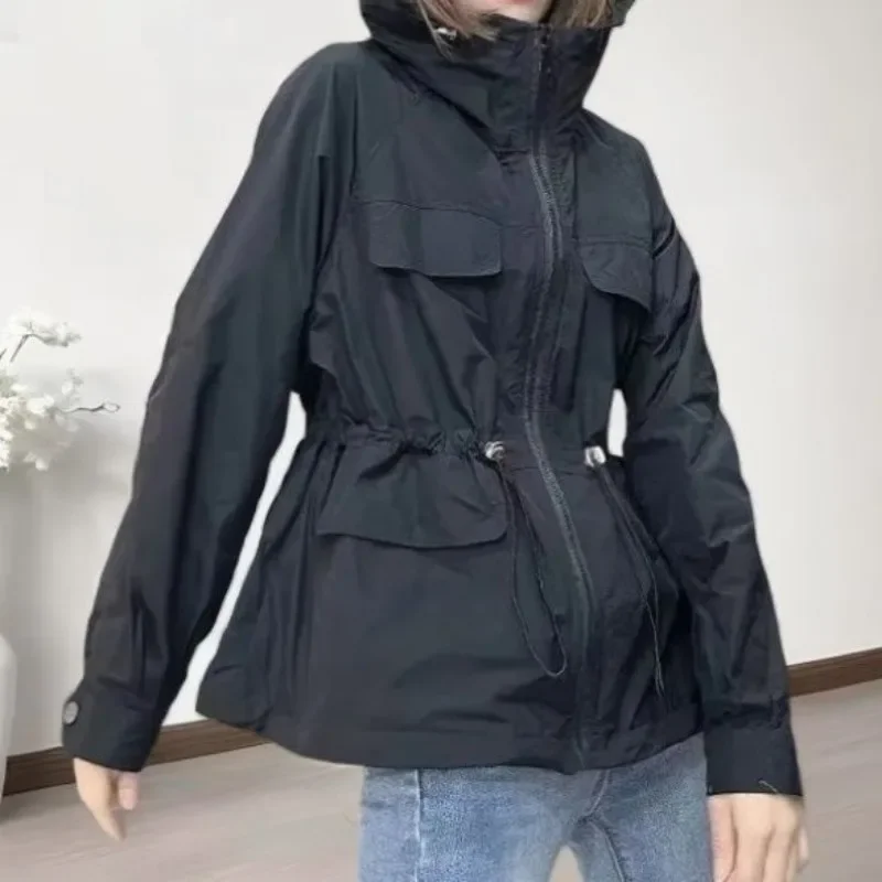 Deeptown Vintage Windbreakers Jacket Women Oversize Sunscreen Summer Zipper Hooded Jacket Korean Fashion Outdoor Aesthetic Coat
Deeptown Vintage Windbreakers Jacket Women Oversize Sunscreen Summer Zipper Hooded Jacket Korean Fashion Outdoor Aesthetic Coat