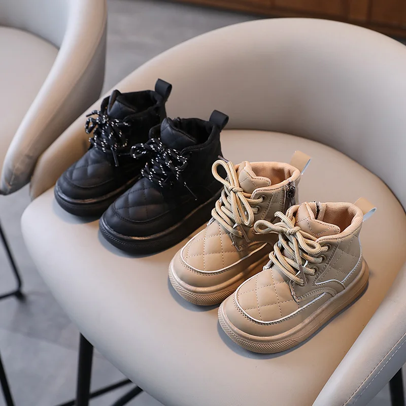 New Autumn Winter Kids Boots Children Girls Boys Plaid Side Zipper Baby Single Boots Cotton Warm Shoes Non-Slip Snow Boots
New Autumn Winter Kids Boots Children Girls Boys Plaid Side Zipper Baby Single Boots Cotton Warm Shoes Non-Slip Snow Boots