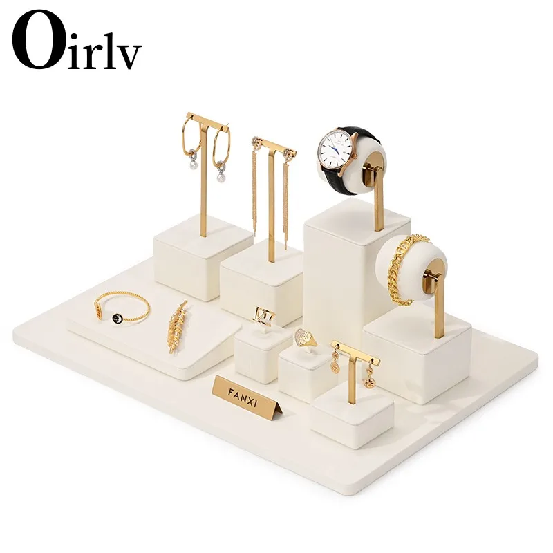 Oirlv Beige Jewelry Display Set Shops Cabinet Display Props for Necklace Display Bust Watch Ring Earrings Bangle Decoration Rack
Oirlv Beige Jewelry Display Set Shops Cabinet Display Props for Necklace Display Bust Watch Ring Earrings Bangle Decoration Rack