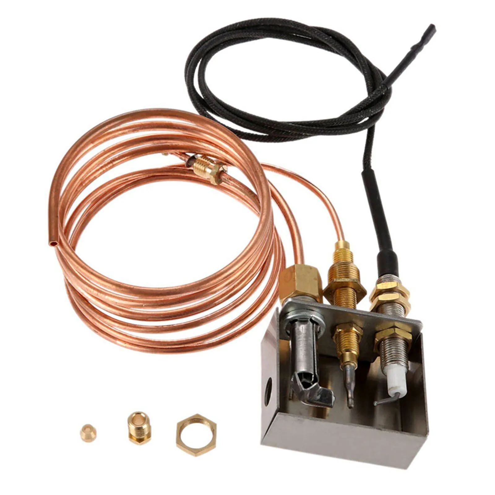 Pilot Burner Assembly With Thermocouple 900mm Ignition Gas Propane Ignition Kit M8 Lighter Heating Cooling Appliances Tools
Pilot Burner Assembly With Thermocouple 900mm Ignition Gas Propane Ignition Kit M8 Lighter Heating Cooling Appliances Tools