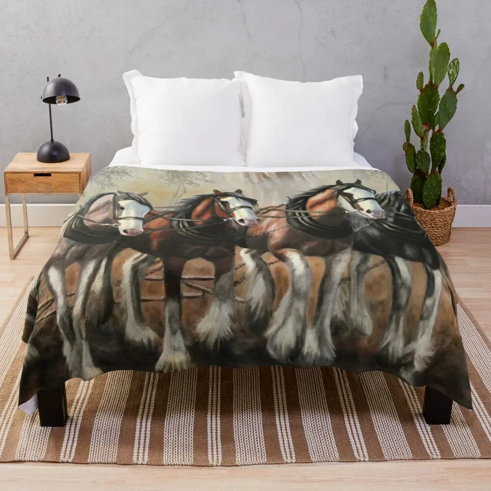 Clydesdale Horses Throw Blanket Soft Plush Plaid Decorative Sofa Designers Blankets
Clydesdale Horses Throw Blanket Soft Plush Plaid Decorative Sofa Designers Blankets