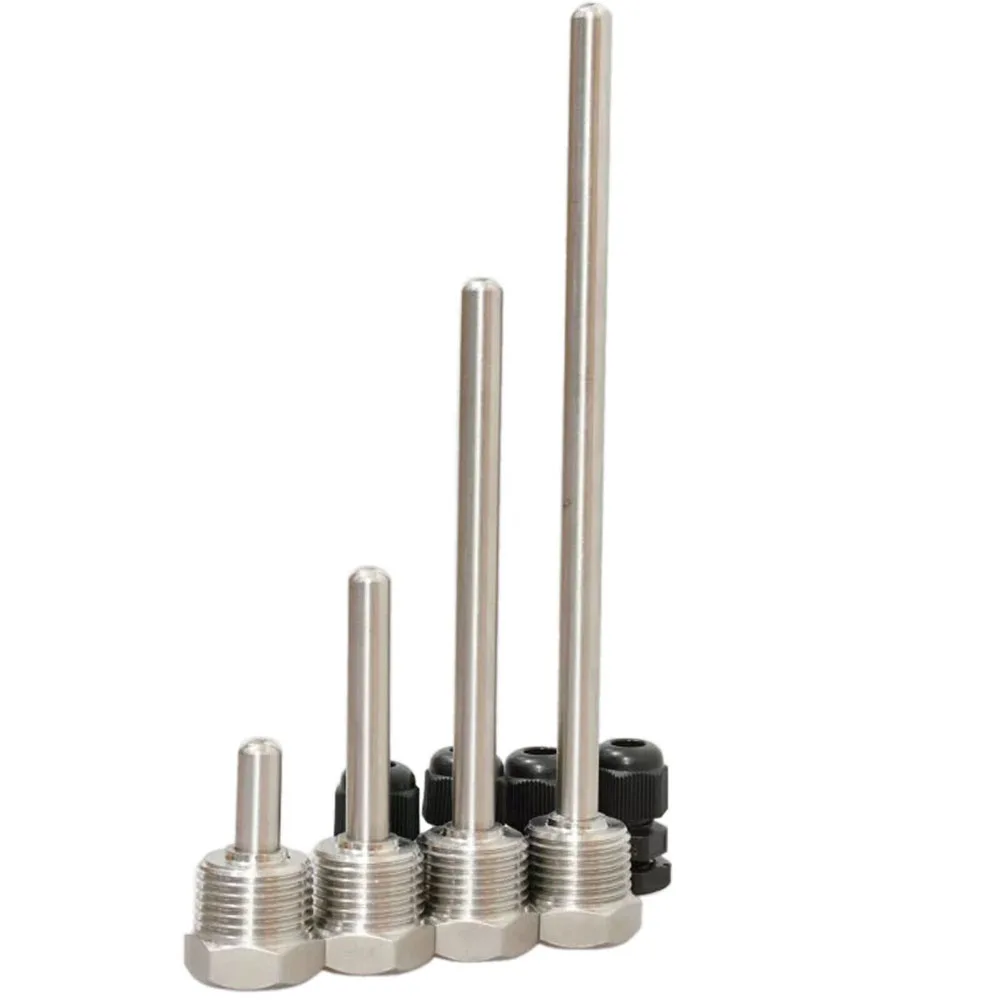 4pcs Thermowell G1/2 Thread PN40 For Temperature Sensor Immersion Sleeve Pocket Stainless Steel Probe Solar Accessories
4pcs Thermowell G1/2 Thread PN40 For Temperature Sensor Immersion Sleeve Pocket Stainless Steel Probe Solar Accessories