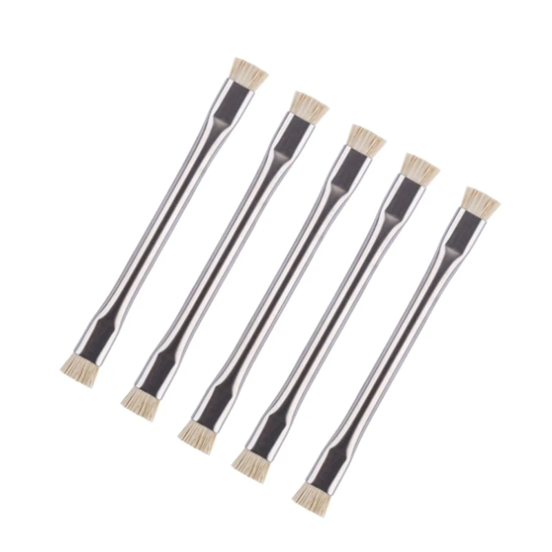 New 5PCS Double-End Anti-Static Brush For Motherboard PCB Mobile Phone Repair Tools Kit Anti-Static Cleaning Brush
New 5PCS Double-End Anti-Static Brush For Motherboard PCB Mobile Phone Repair Tools Kit Anti-Static Cleaning Brush