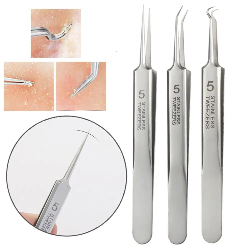 

for Nose Face Zit Removing Comedone Whitehead Popping Acne Extractor Tool Pimple Popper Tool Blemish Blackhead Remover