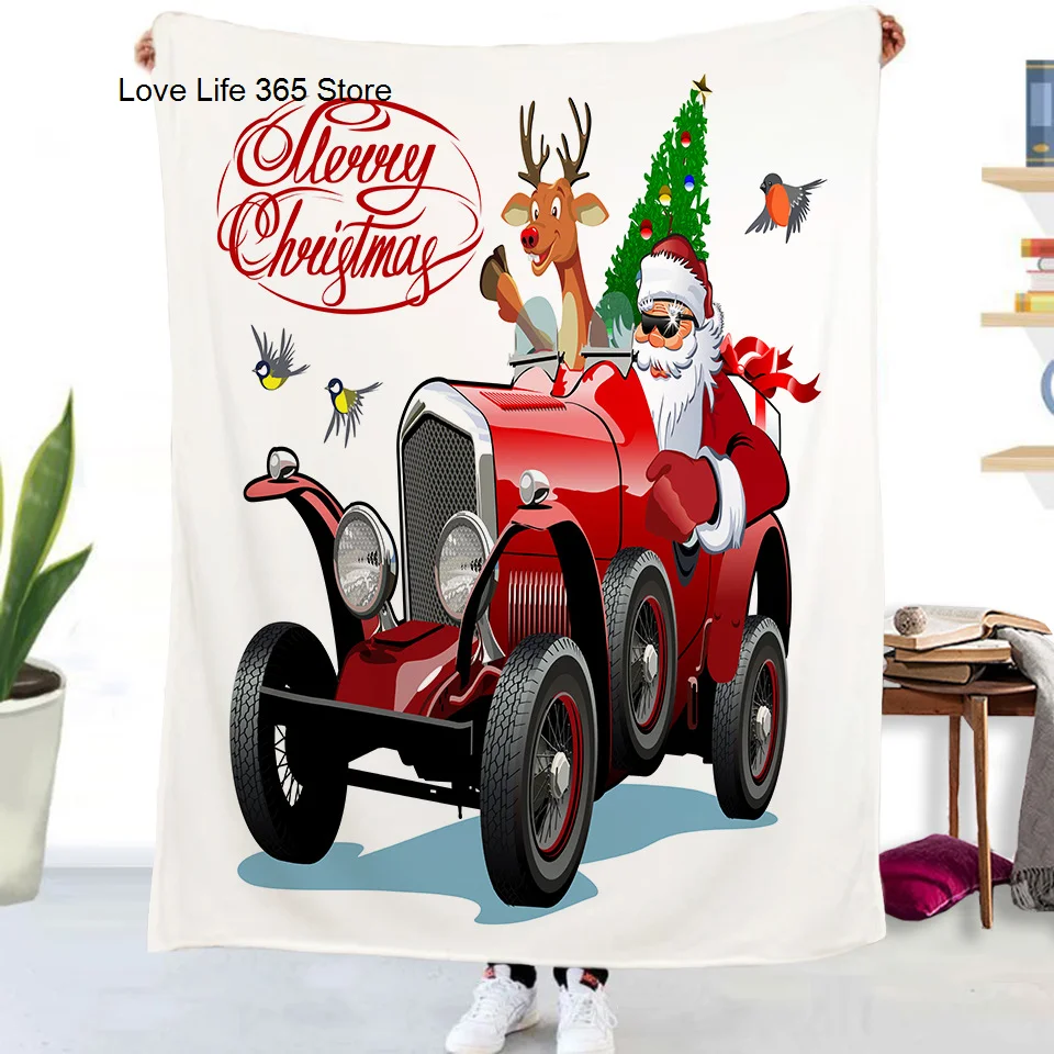 Christmas Santa Claus Flannel Blanket Reindeer Throw Blankets Gift For Kids Girl Boy Home Decor Living Room Bedroom Sofa Blanket 
Christmas Santa Claus Flannel Blanket Reindeer Throw Blankets Gift For Kids Girl Boy Home Decor Living Room Bedroom Sofa Blanket