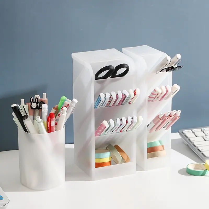 Transparent Oblique Insert Pen Holder Student Desktop Pen Bucket Storage Box Stationery Organizer Office Pen Holder
Transparent Oblique Insert Pen Holder Student Desktop Pen Bucket Storage Box Stationery Organizer Office Pen Holder