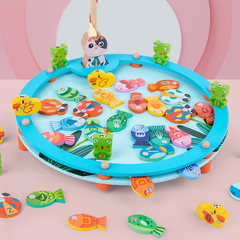 Montessori Educational Wooden Toys Magnetic Fishing Board Toy Game Kids 3D Fish Baby Montessori Toys for Kids
Montessori Educational Wooden Toys Magnetic Fishing Board Toy Game Kids 3D Fish Baby Montessori Toys for Kids