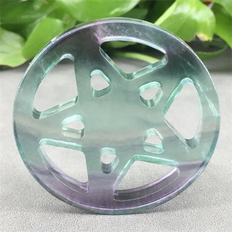 Natural Stone Fluorite Crystal Pentagram Statue Crystal Figurine For Halloween Christmas Home Decoration Crafts Gifts
Natural Stone Fluorite Crystal Pentagram Statue Crystal Figurine For Halloween Christmas Home Decoration Crafts Gifts