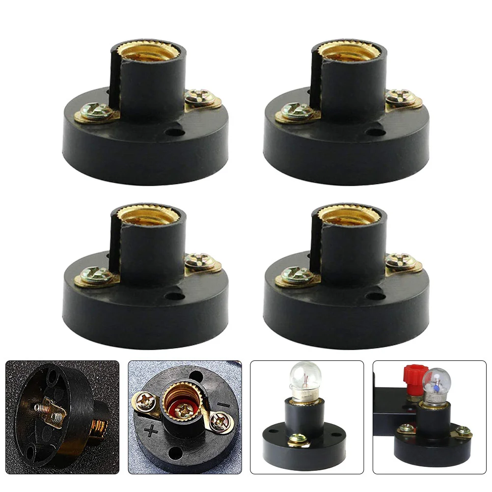 5 Pcs Screw Lamp Holder E10 Bulb Light Base Lightbulbs Physics Laboratory Equipment Ceiling Circuit Experiment
5 Pcs Screw Lamp Holder E10 Bulb Light Base Lightbulbs Physics Laboratory Equipment Ceiling Circuit Experiment
