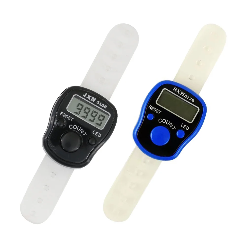 2Pcs Electronic Finger Counters Ring Counters Handheld Tally Counters Chanting Buddha Counters
2Pcs Electronic Finger Counters Ring Counters Handheld Tally Counters Chanting Buddha Counters