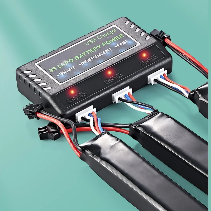11.1V LI-Po Battery Charger USB 800MA Compact 3 in1 Smart Fast Charger Balancer Charger for 3S Batteris RC Toys Car Wltoys V950
11.1V LI-Po Battery Charger USB 800MA Compact 3 in1 Smart Fast Charger Balancer Charger for 3S Batteris RC Toys Car Wltoys V950