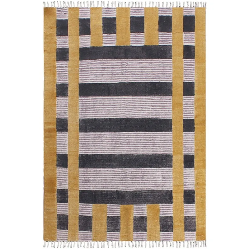 Hand Block Printed Cotton Carpet Aesthetic Yellow Yoga Mat Living Room Area Rug
Hand Block Printed Cotton Carpet Aesthetic Yellow Yoga Mat Living Room Area Rug