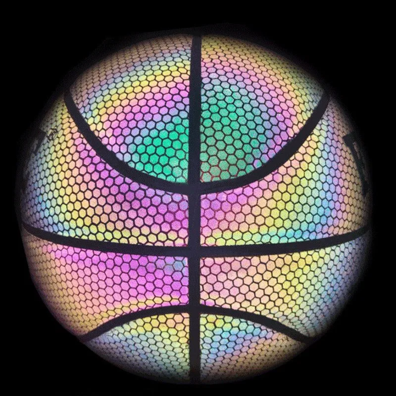 Hot Selling PU Basketball Reflective Ball Glow Basketball Size 7 Outdoor Indoor Ball Glowing Luminous Basketbol Gift Basketball
Hot Selling PU Basketball Reflective Ball Glow Basketball Size 7 Outdoor Indoor Ball Glowing Luminous Basketbol Gift Basketball