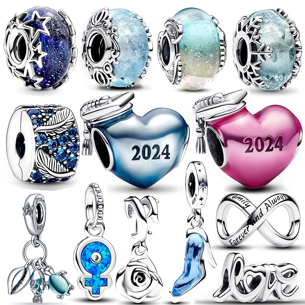 New 925 Sterling Silver Beads Blue Pink Heart 2024 Graduation Series Charm Beads Suitable Fit Original Pandora Bracelet DIY For
New 925 Sterling Silver Beads Blue Pink Heart 2024 Graduation Series Charm Beads Suitable Fit Original Pandora Bracelet DIY For