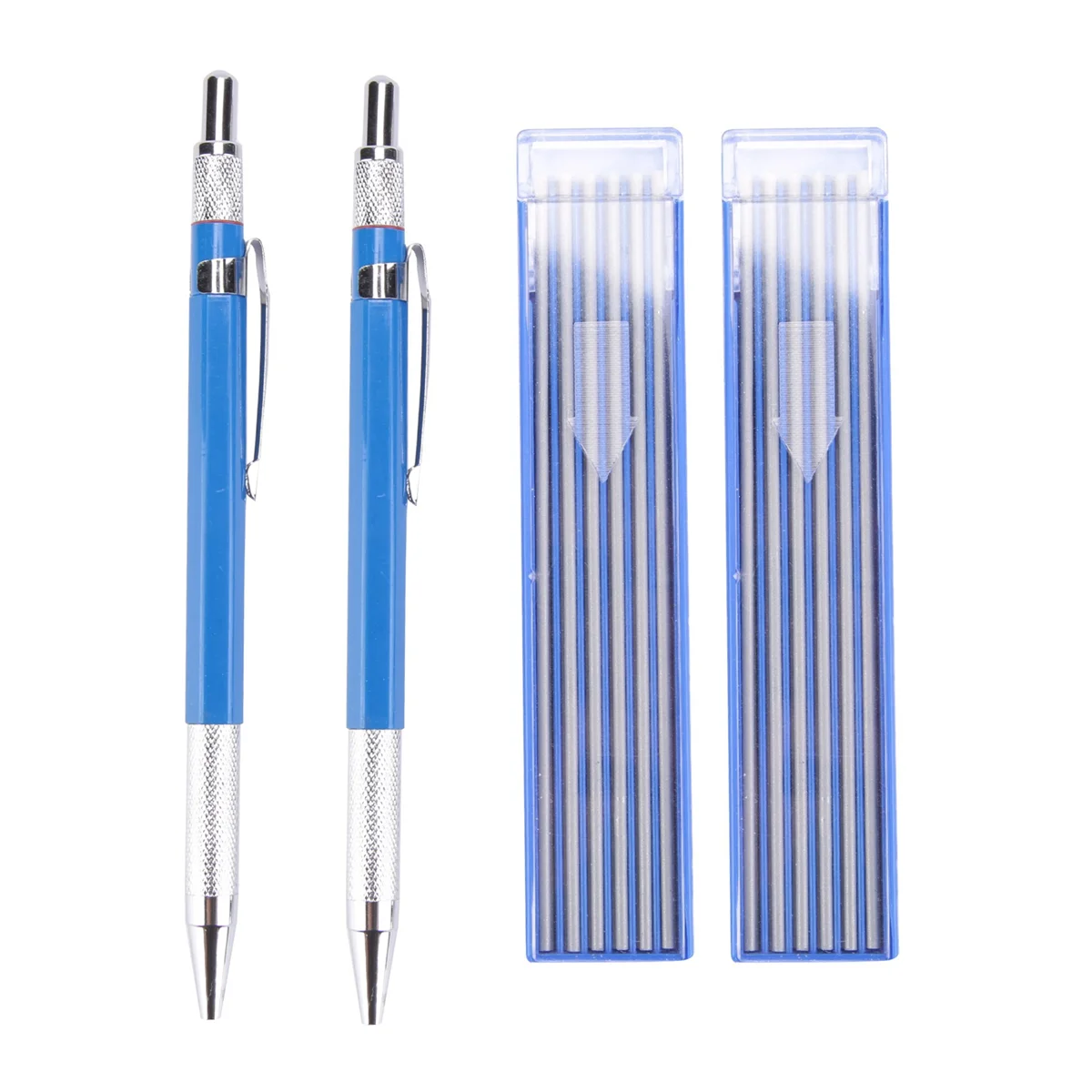 Welders Pencil with 12Pcs Round Refills, 2.0 mm Mechanical Pencil Marker for Pipe Welder Construction Woodworking
Welders Pencil with 12Pcs Round Refills, 2.0 mm Mechanical Pencil Marker for Pipe Welder Construction Woodworking