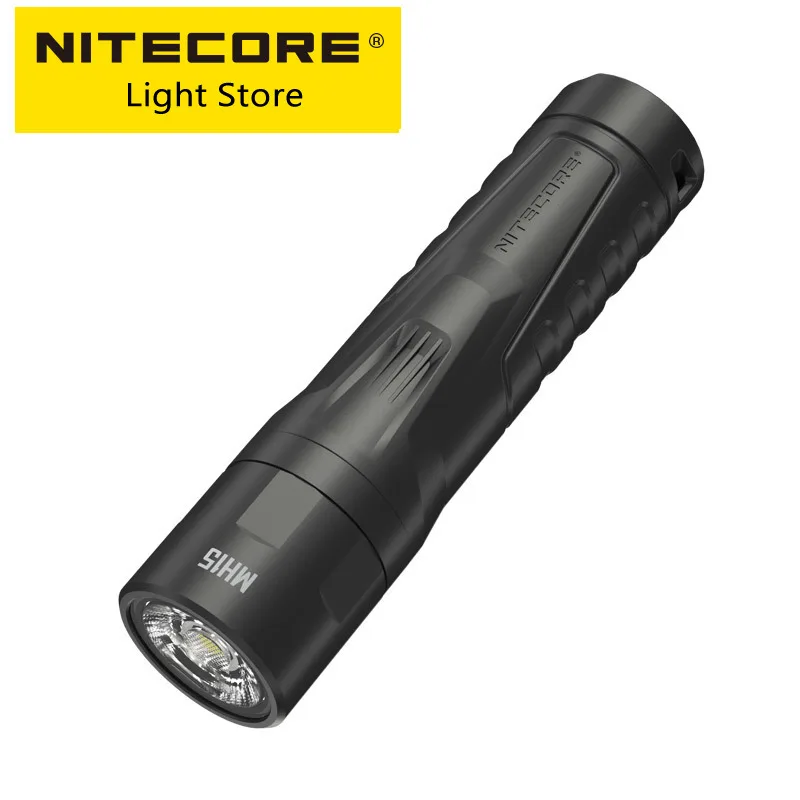

SALE Nitecore MH15 USB-C Rechargeable LED Flashlight 18W QC Fast Charge EDC Torch Light Power Bank Builtin 5000mAh 21700 Battery