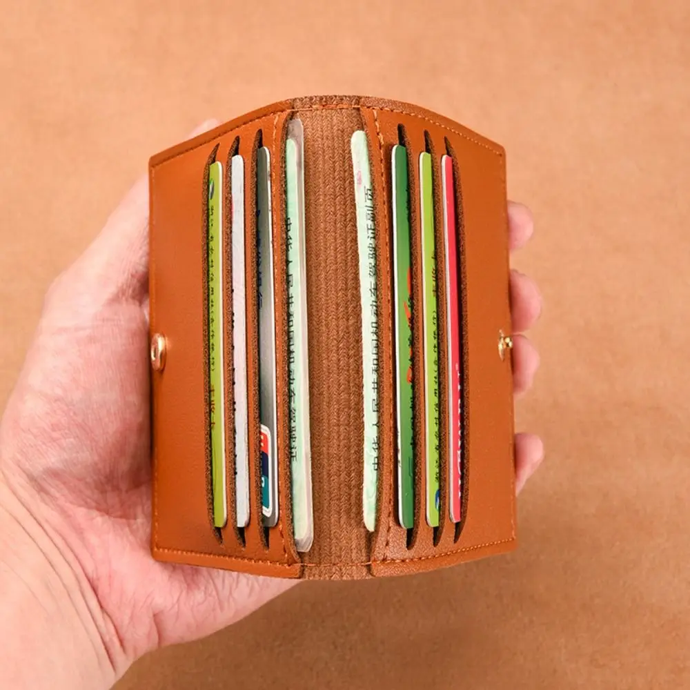 Korean Style Solid Color Card Bag Thin Wallet Coin Purse Snap Button Card Holder Simple Pu Bag
Korean Style Solid Color Card Bag Thin Wallet Coin Purse Snap Button Card Holder Simple Pu Bag