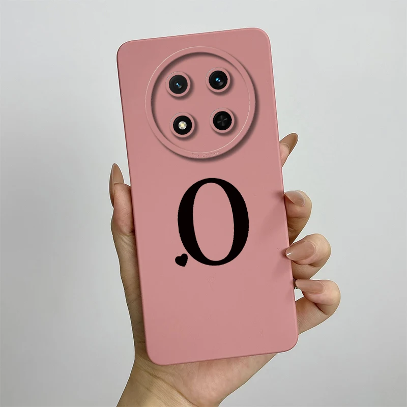 حافظة لهاتف Honor X9c حافظة هاتف Honor X9C 5G HonorX9c X 9c حافظات لطيفة بأحرف أولية مربعة من السيليكون غطاء خلفي للصدمات Fundas 142 حافظة لهاتف Honor X9c حافظة هاتف Honor X9C 5G HonorX9c X 9c حافظات لطيفة بأحرف أولية مربعة من السيليكون غطاء خلفي للصدمات Fundas