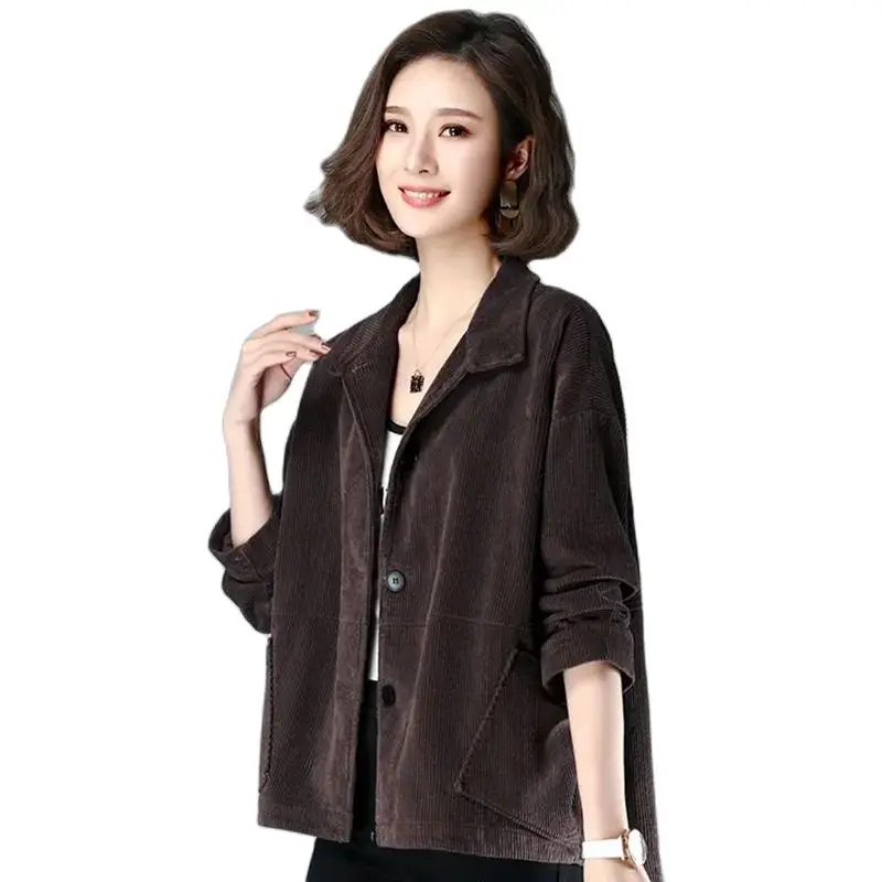 Fashion Short Jacket Windbreakers New 2023 Female Spring Autumn Retro Coat Women Casual Ladies Jackets Corduroy Outerwear Top
Fashion Short Jacket Windbreakers New 2023 Female Spring Autumn Retro Coat Women Casual Ladies Jackets Corduroy Outerwear Top