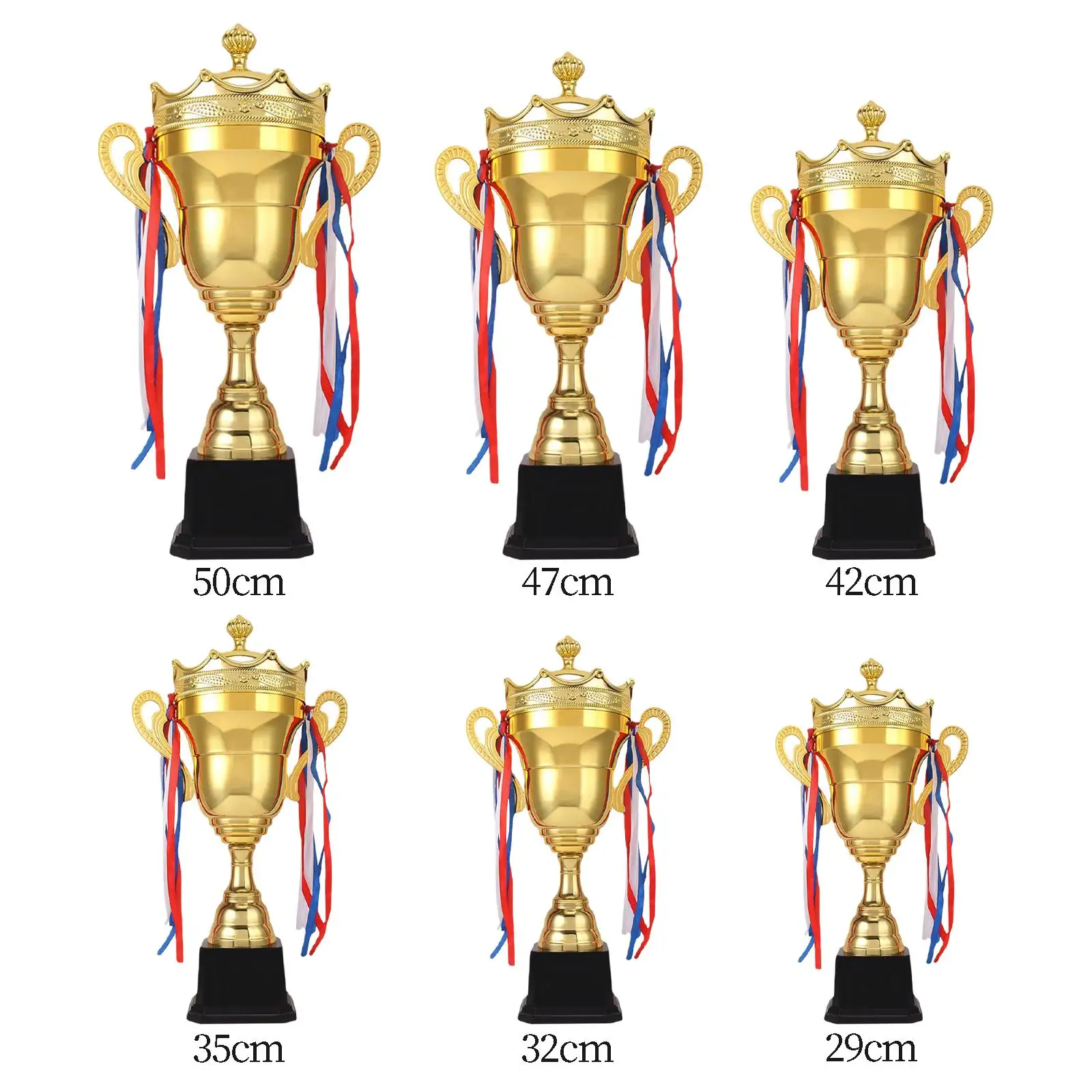 

Award Trophy Metal Decor Event Props Prize for Sports Sports Championships Classroom Soccer Football League Match Competitions