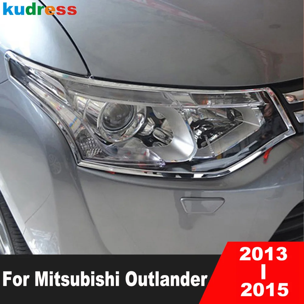 Хромированная накладка на переднюю фару автомобиля для Mitsubishi Outlander 2013 2014 2015
Хромированная накладка на переднюю фару автомобиля для Mitsubishi Outlander 2013 2014 2015