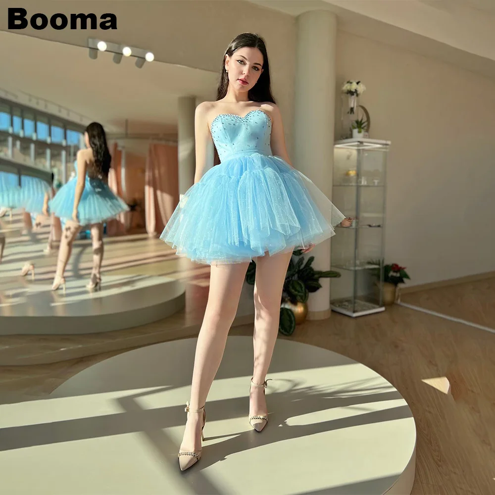 Booma Blue A Line Shiny Cocktail Dresses Sweetheart Beading Lace Up Mini Prom Dresses with Bow Homecoming Graduation Party Gowns
Booma Blue A Line Shiny Cocktail Dresses Sweetheart Beading Lace Up Mini Prom Dresses with Bow Homecoming Graduation Party Gowns