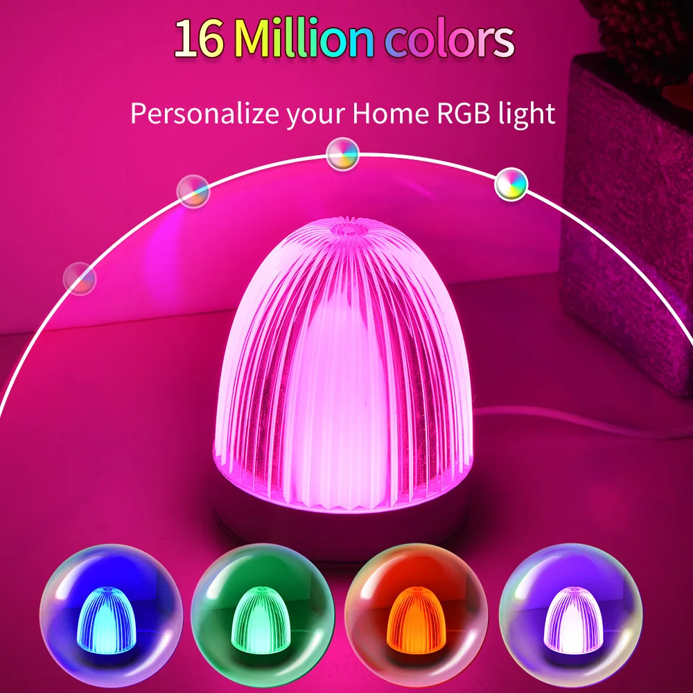 Alexa Google Home Voice Control RGB Night Light Tuya Wifi Colorful Desk Table Lamp Dimmable Bedside Lights
Alexa Google Home Voice Control RGB Night Light Tuya Wifi Colorful Desk Table Lamp Dimmable Bedside Lights