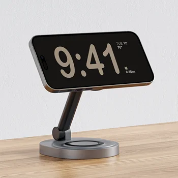2-in-1 Magnetic Wireless Charger Dock