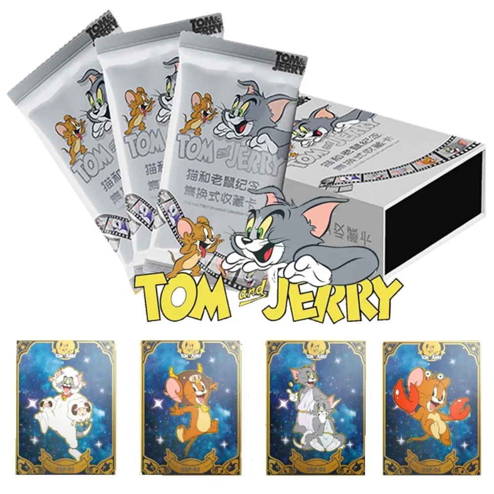 

Tom and Jerry Collection Card For Child Light Hearted And Humorous Animation Tuffy Jerry Spike Tyke Limited Game Card Kids Gifts