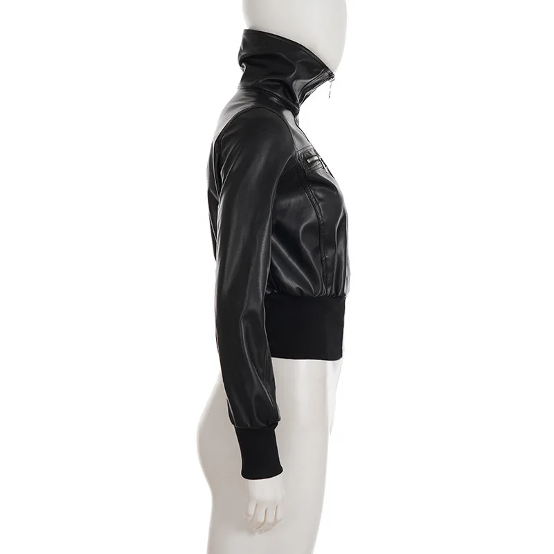 AltGoth Amercian Vintage Pu Leather Jacket Women Streetwear Harajuku Grunge Emo Alternative Grunge Zipper Casual Coats Female 46 S072e45bec68c467aad1ffdd3ce1ebef73