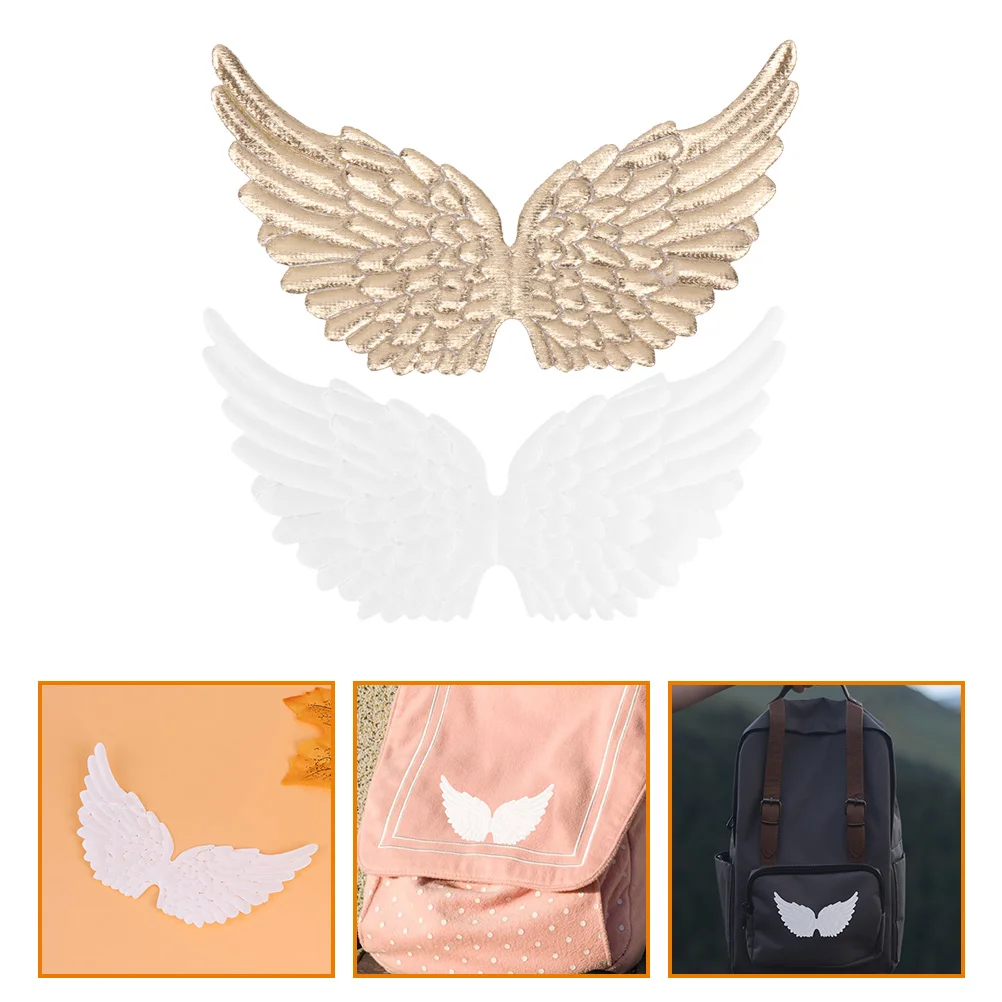 

Cloth Angel Wing Props DIY Multi-Use Wings For Garment Bag Decor DIY Party Decor Clothing Backpack Accessories Angel Wings
