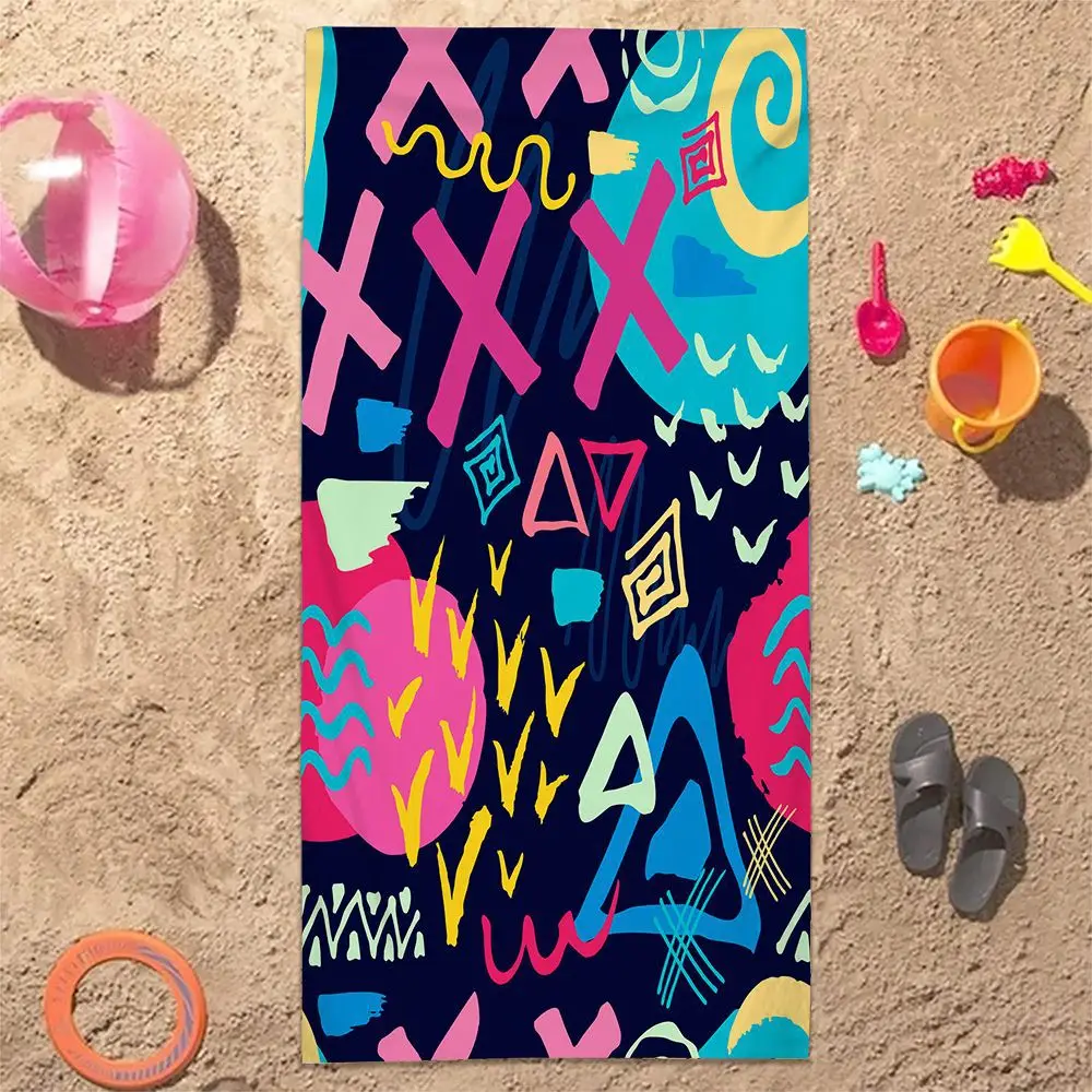 

Sand Free Quick Dry Beach Towel Microfiber Bath Towels Beach Cushion Swimming Personalized Flamingo Beach towels