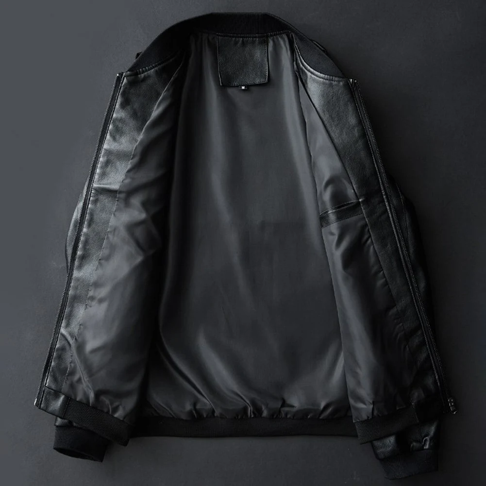 Male Coat Mens Jacket Baseball Clothes Casual Collarless Elegant Faux Leather Handsome Korean Fashion Jacket Comfort
Male Coat Mens Jacket Baseball Clothes Casual Collarless Elegant Faux Leather Handsome Korean Fashion Jacket Comfort