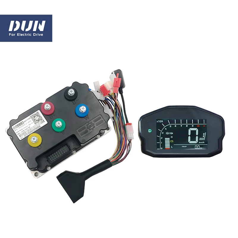 

Electric Motorcycle Controller ND72530 350A 72V 5000w 6000W BLDC Programmable with ONE-LIN DKD Display For QS Spoke E-Bicycle